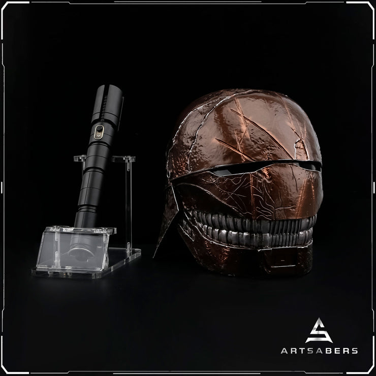 Qimir Helmet Bundle With SE Lightsaber