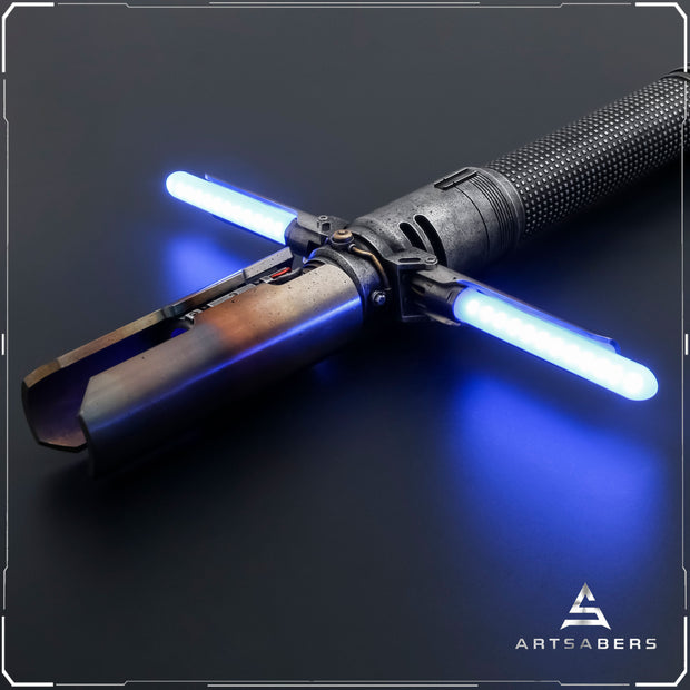 Cal Kestis Weathered Crossguard Lightsaber