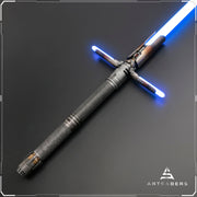 Cal Kestis Weathered Crossguard Lightsaber