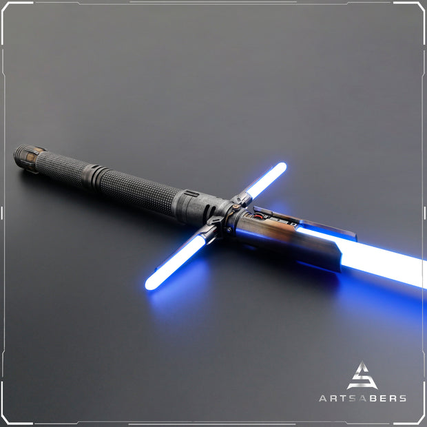 Cal Kestis Weathered Crossguard Lightsaber