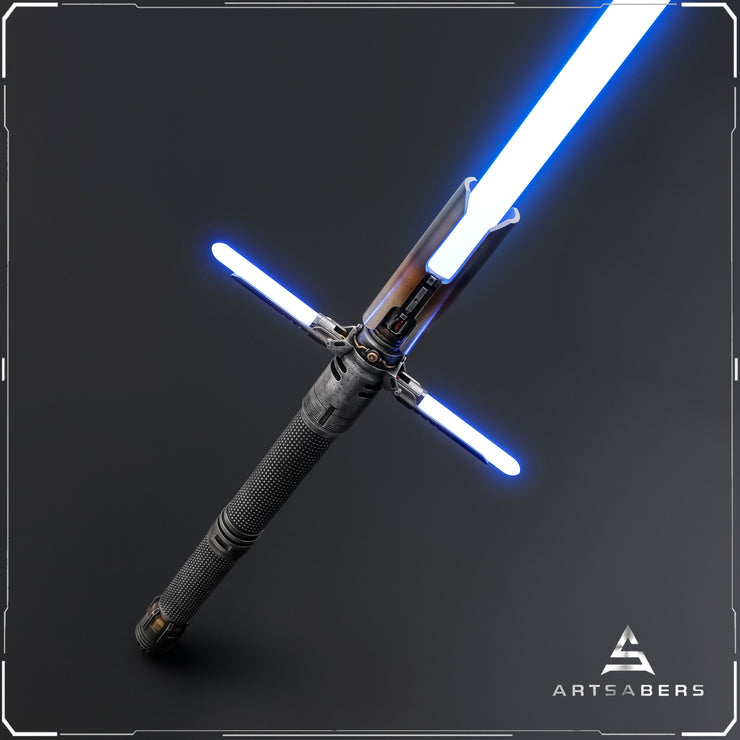 Cal Kestis Weathered Crossguard Lightsaber