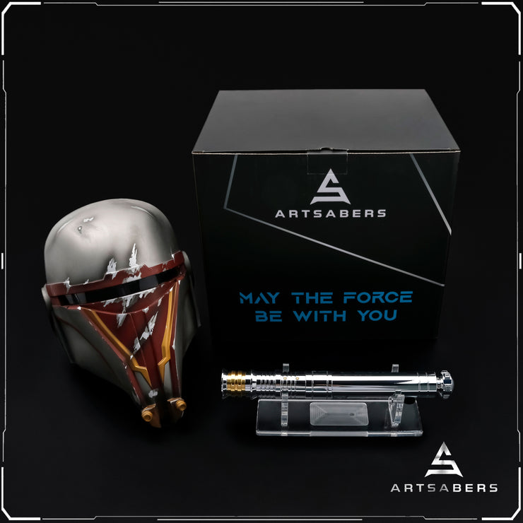 Darth Revan Helmet Bundle With Revan Lightsaber Legacy Box