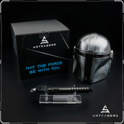 Mandalorian Helmet Bundle With Darksaber