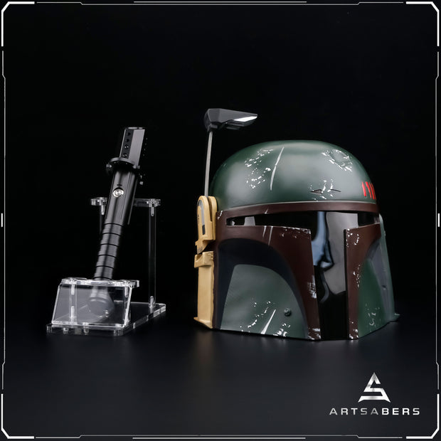 Boba Fett Helmet Bundle With Darksaber