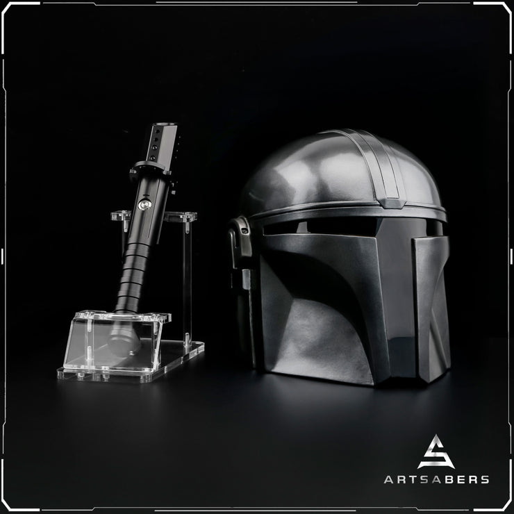 Mandalorian Helmet Bundle With Darksaber