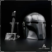 Mandalorian Helmet Bundle With Darksaber