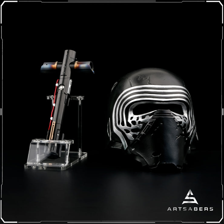 Kylo Ren Helmet Bundle With Lightsaber