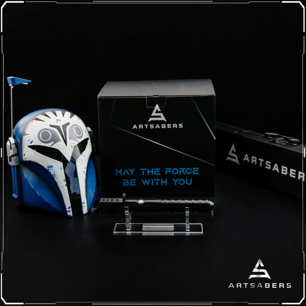 Bo Katan Helmet Bundle With Darksaber