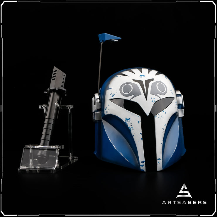 Bo Katan Helmet Bundle With Darksaber