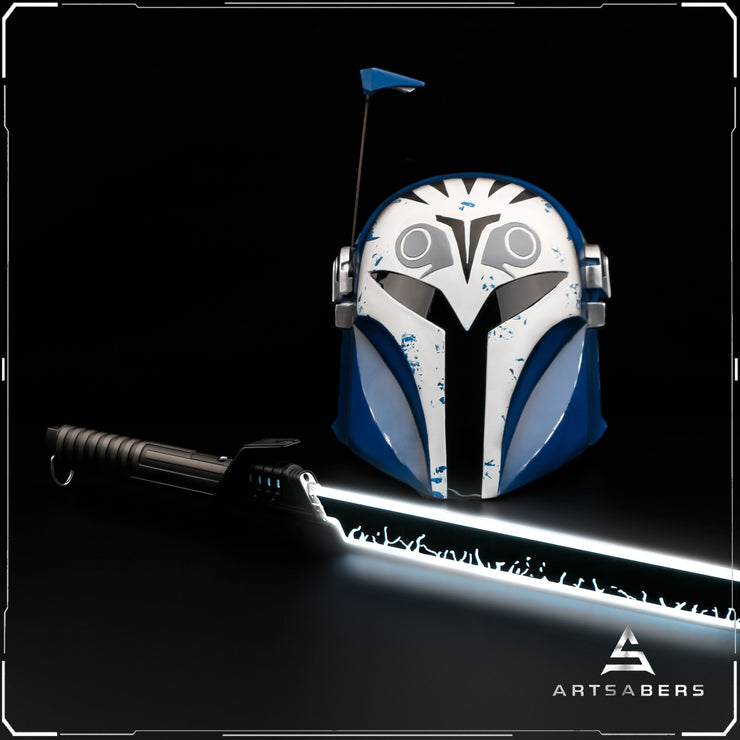 Bo Katan Helmet Bundle With Darksaber