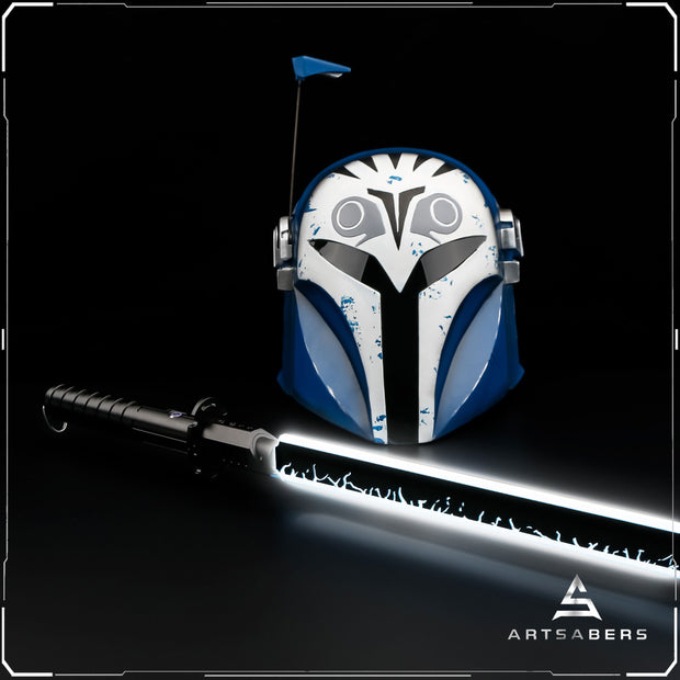 Bo Katan Helmet Bundle With Darksaber