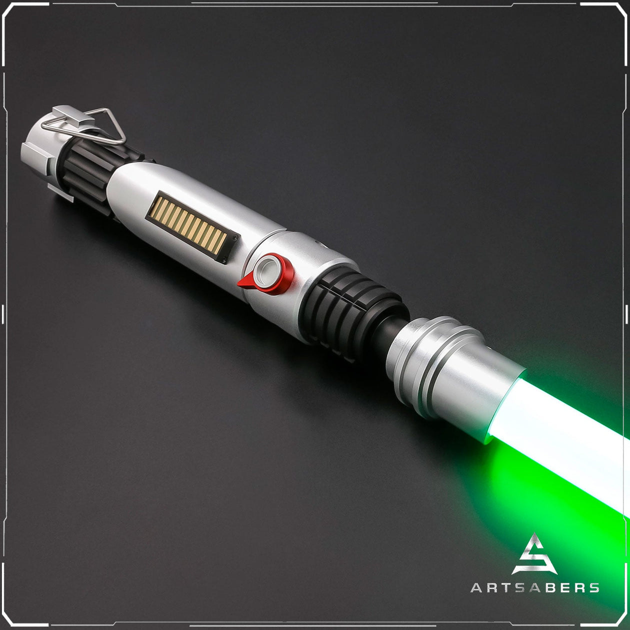 Qui-gon Jinn Neopixel Lightsaber With Blade and Hard Case 