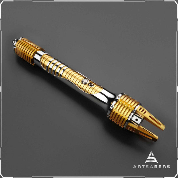 Gold Threepio Base Lit saber For Heavy Dueling ARTSABERS