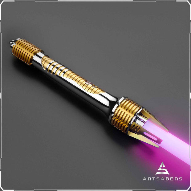 Gold Threepio Base Lit saber For Heavy Dueling ARTSABERS