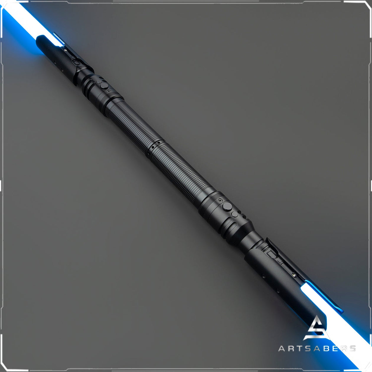 Qui-gon Jinn Neopixel Lightsaber With Blade and Hard Case 