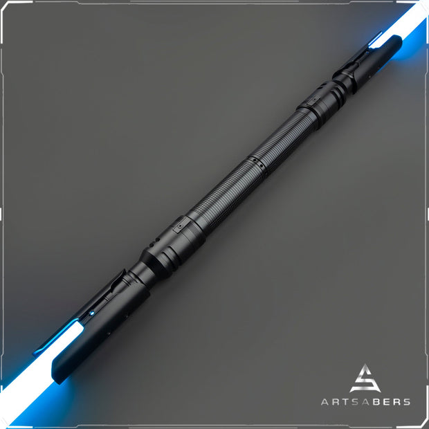 Fallen Order Neopixel saber STAFF with 2 Blades & Hard Case (22 Fonts, XenoPixel V2 or Proffieboard 2.2)