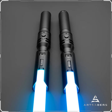 Qui-gon Jinn Neopixel Lightsaber With Blade and Hard Case 