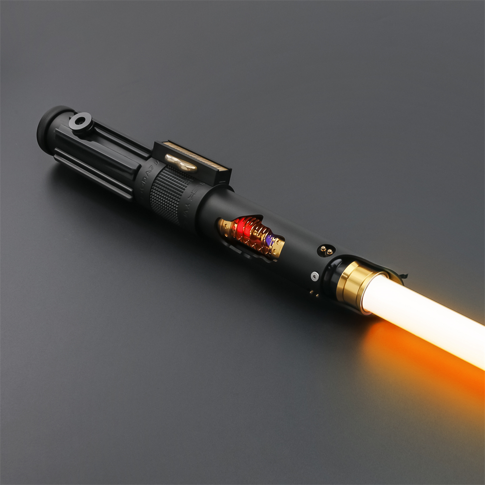 Anakin EP3 Black Lightsaber With Exposed Crystal - Proffie 2.2