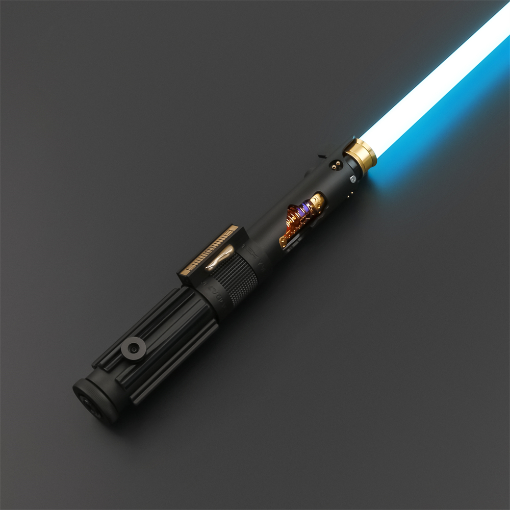 Anakin EP3 Black Lightsaber With Exposed Crystal - Proffie 2.2
