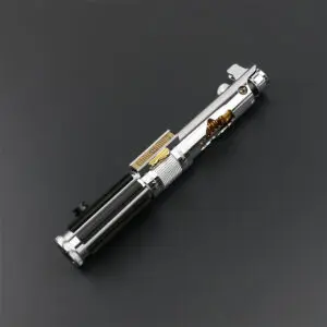 Anakin EP3 Silver Lightsaber with Exposed Crystal - Proffie 2.2, view 1
