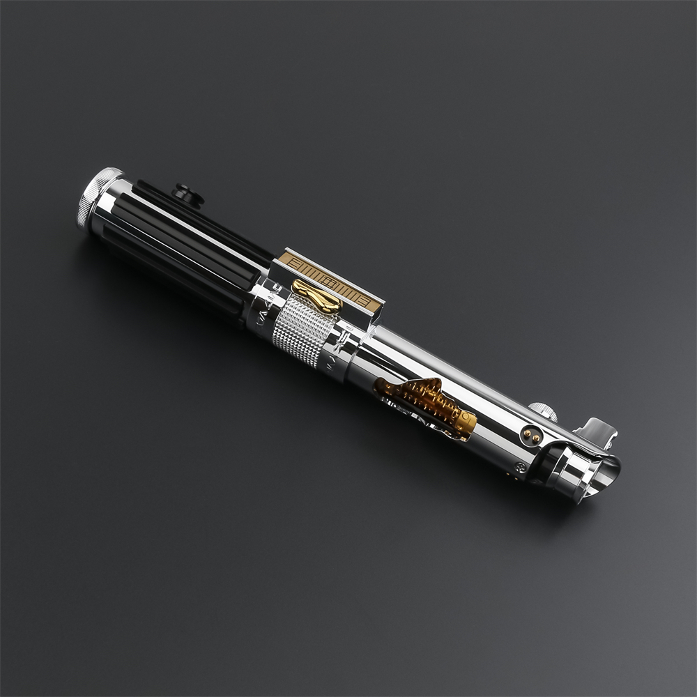 Anakin EP3 Silver Lightsaber With Exposed Crystal - Proffie 2.2