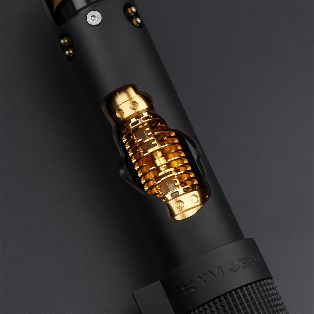 Anakin EP3 Silver Lightsaber With Exposed Crytsal - SNV4 PRO