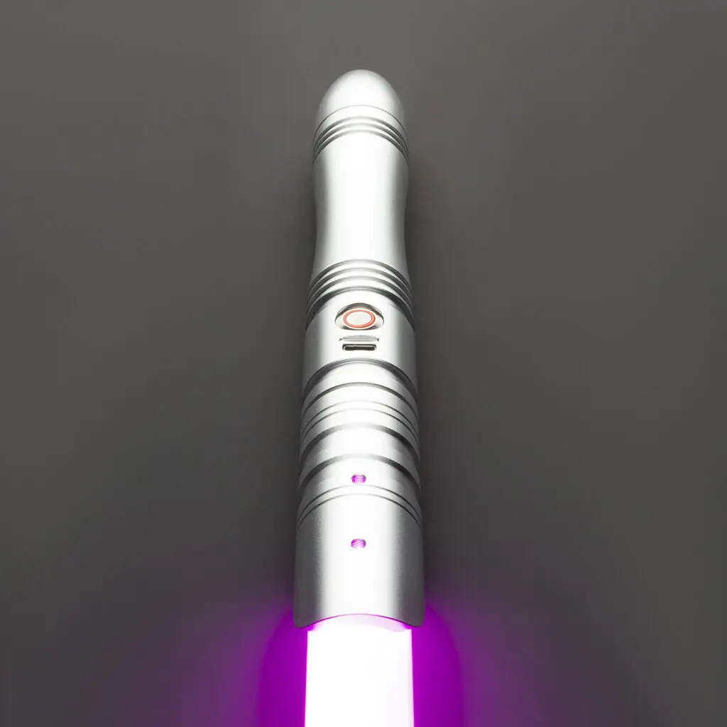 Apprentice Silver Duelling Lightsaber - RGB-X, view 1
