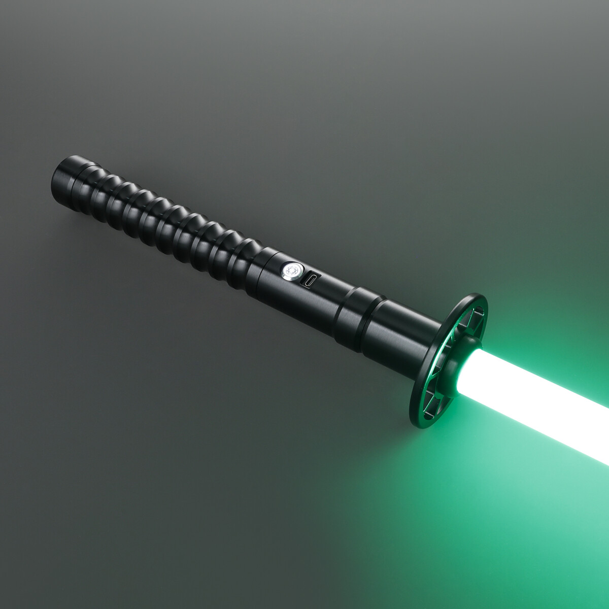 Black Hardcore Katana Combat Lightsaber - Xenopixel V3