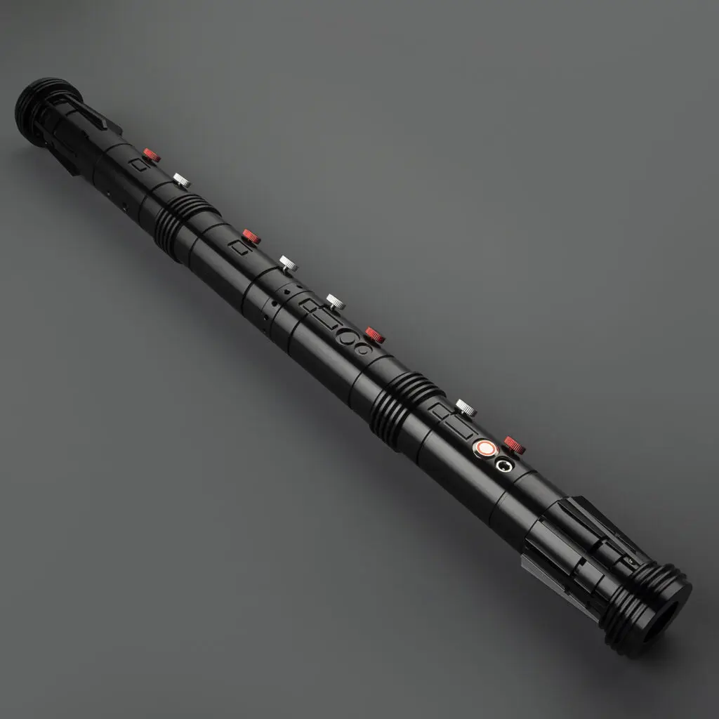 Darth Maul Black Double-Bladed Duelling Lightsaber - RGB-X, view 1