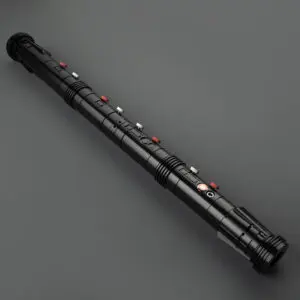 Darth Maul Black Double-Bladed Duelling Lightsaber - RGB-X, view 1