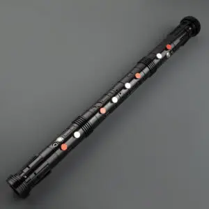 Darth Maul Black Double-Bladed Duelling Lightsaber - RGB-X, view 3