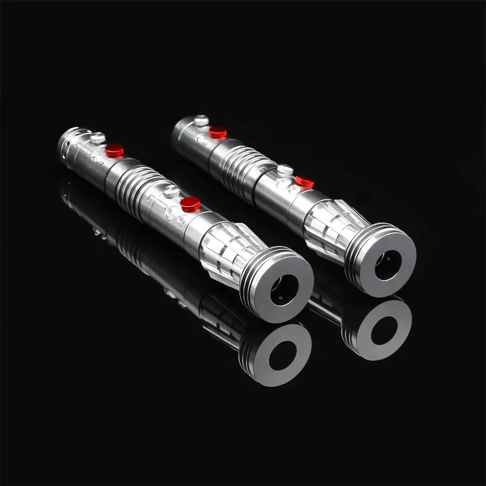 Silver Darth Maul Double-Bladed Lightsaber - SNV4 PRO, view 1