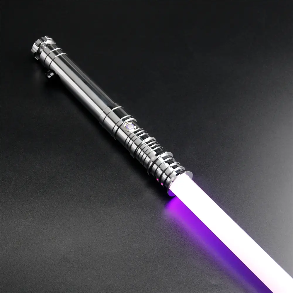 Darth Revan V2 Silver Duelling Lightsaber - S-RGB, view 1