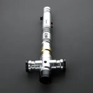 Ezra Bridger Ancient Duelling Crossguard Lightsaber - RGB-X, view 2
