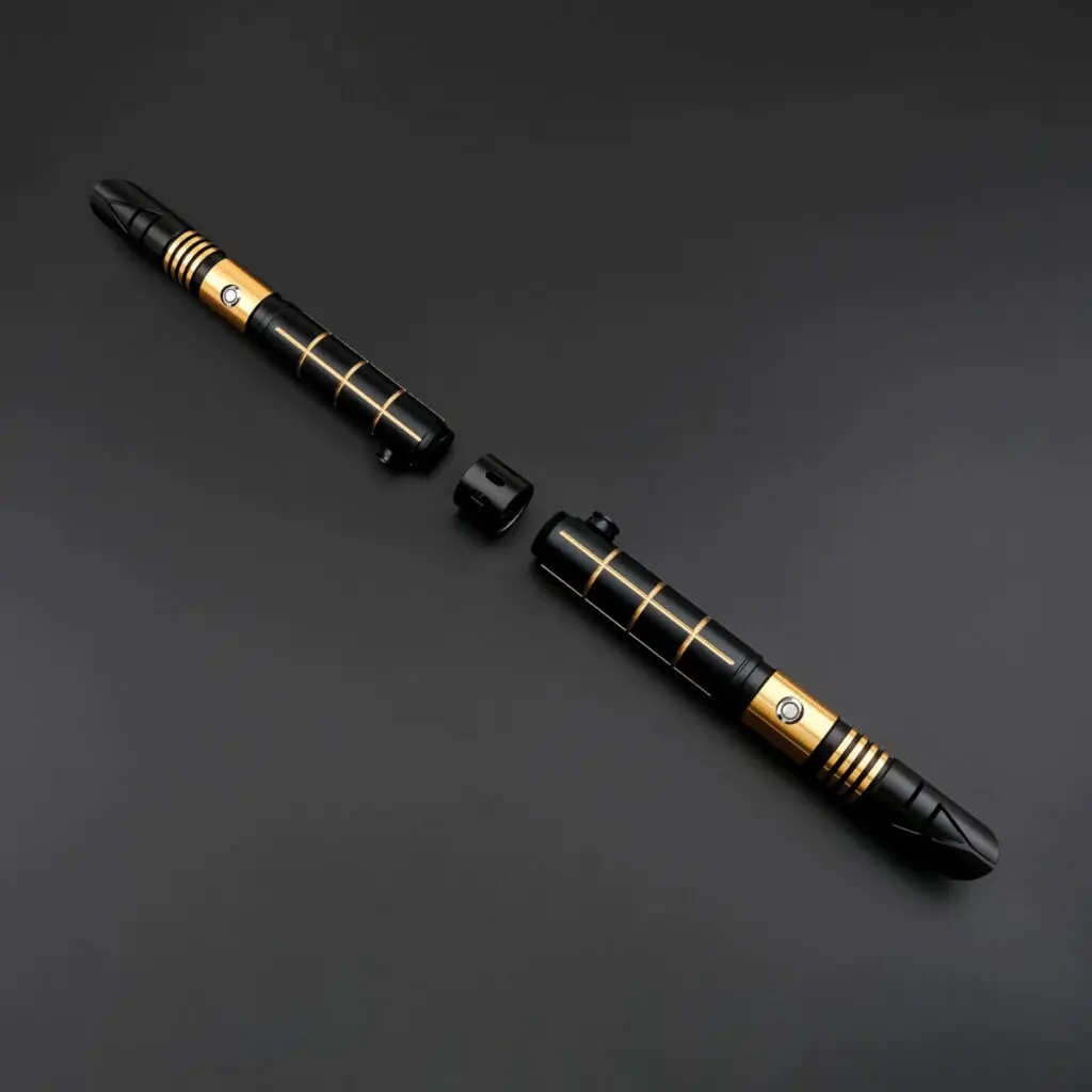 Gold ARTSABERS Double-Bladed Lightsaber - Proffie 2.2, view 1