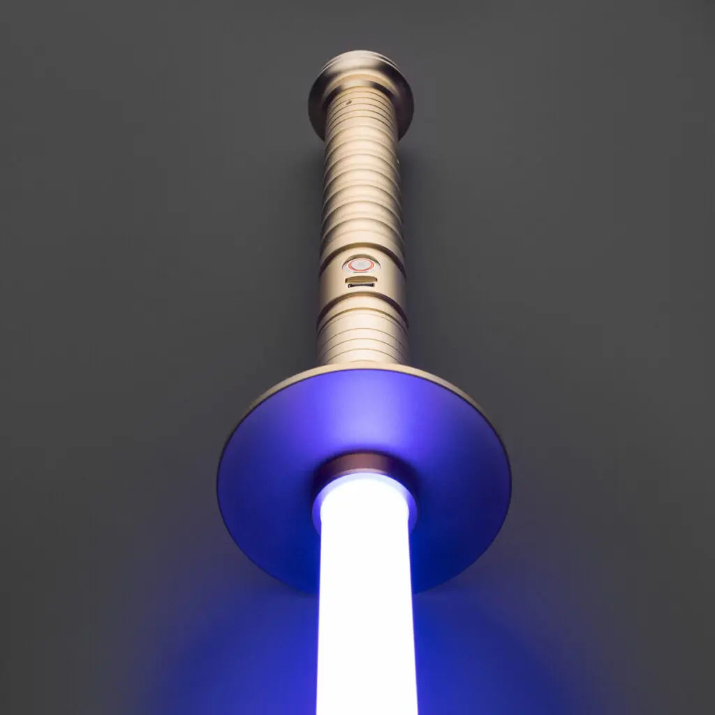 Gold Katana Duelling Lightsaber - RGB-X, view 1