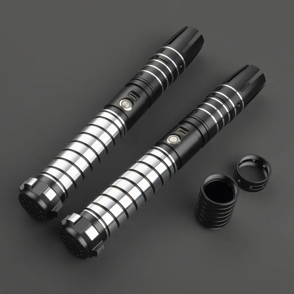 Ironstrike Double-Bladed Duelling Lightsaber  - RGB-X, view 1