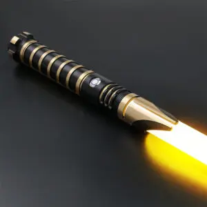 Mando V2 Gold Duelling Lightsaber - S-RGB, view 4