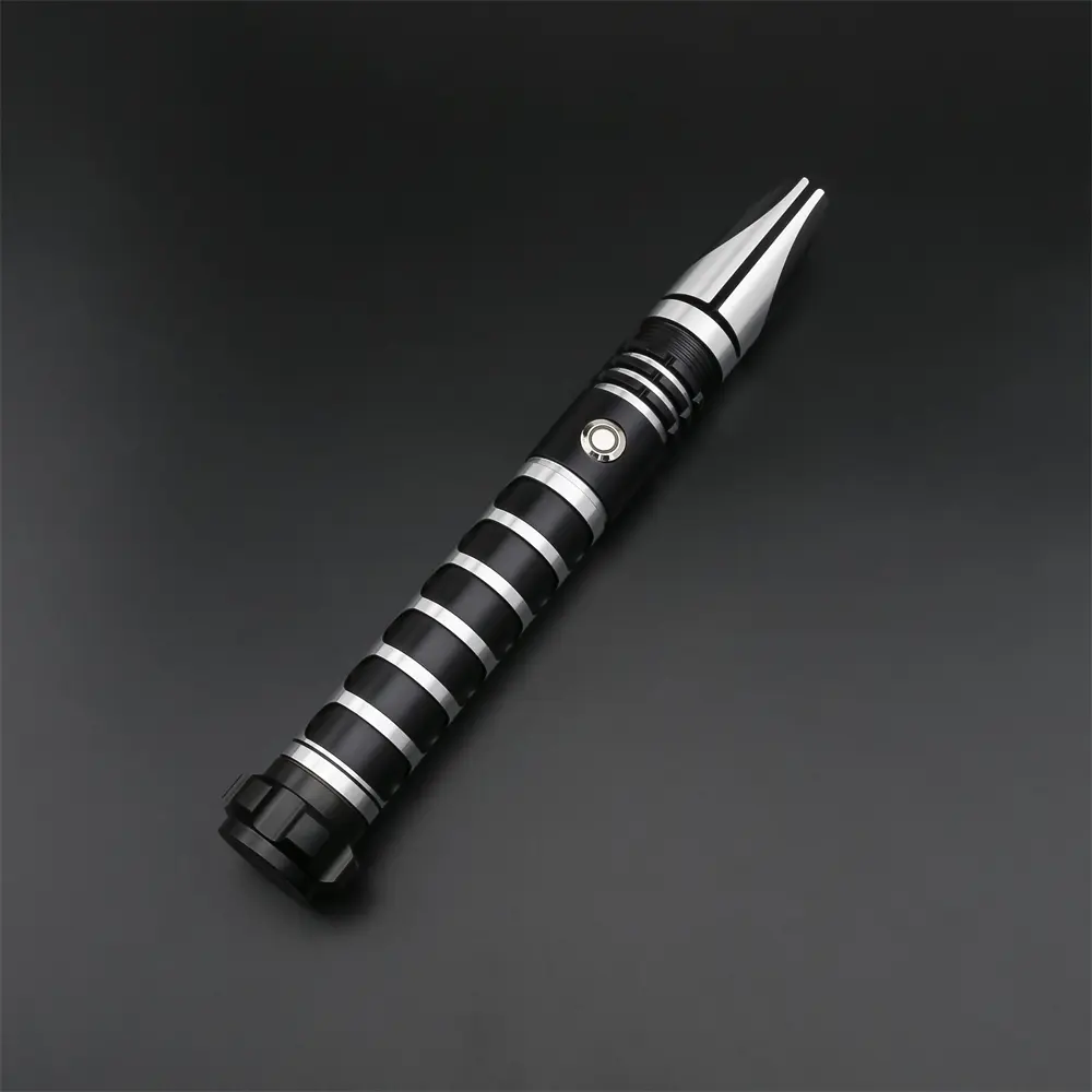 Mando V2 Silver Lightsaber - Proffie 2.2, view 1