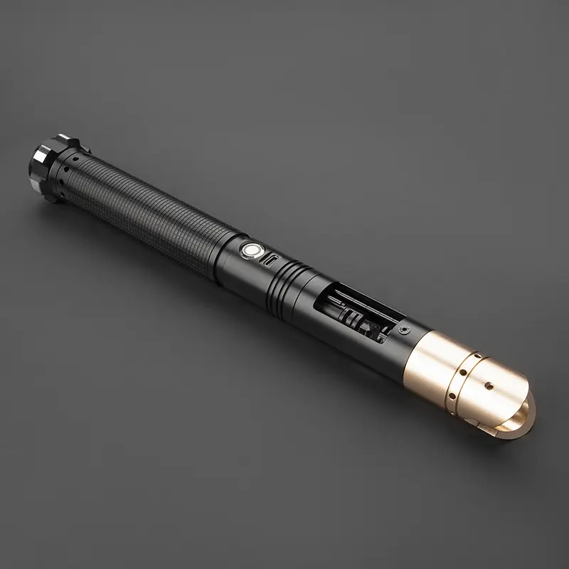 Black Obsirus Duelling Lightsaber - RGB-X, view 1