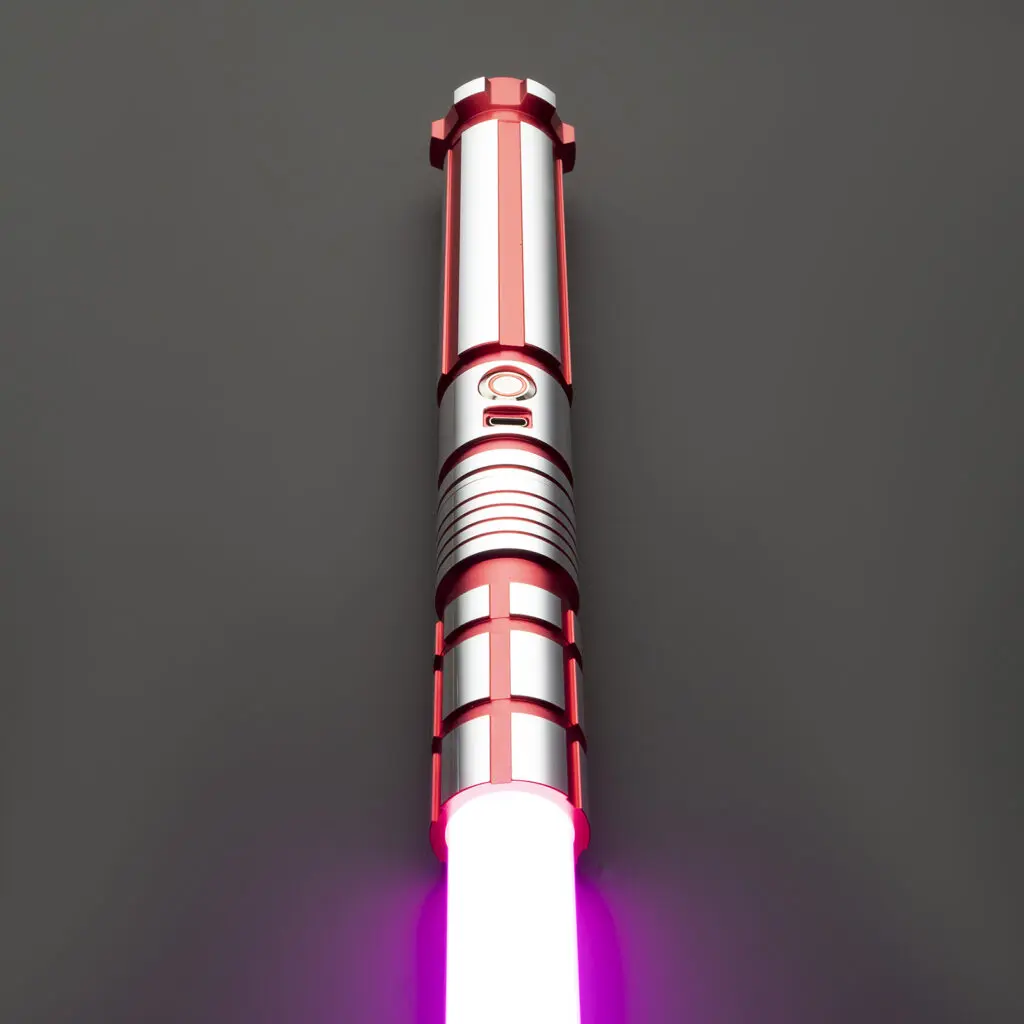 Red Rogue Duelling Lightsaber - RGB-X, view 1