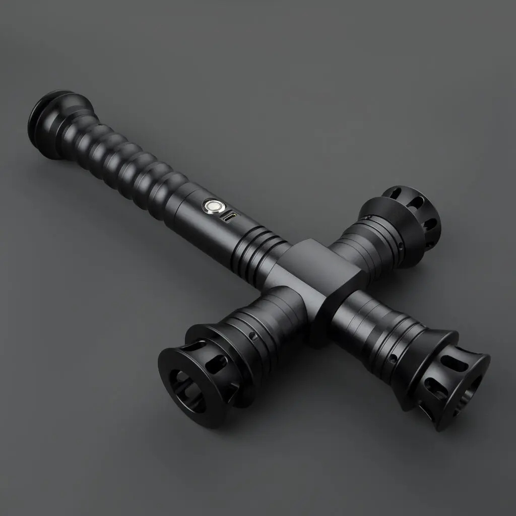 Ren Crossguard V2 Duelling Lightsaber - RGB-X, view 1