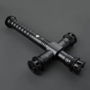 Ren Crossguard V2 Duelling Lightsaber - RGB-X, view 1