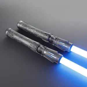 Satele Shan Weathered Double-Bladed Duelling Lightsaber - RGB-X, view 3