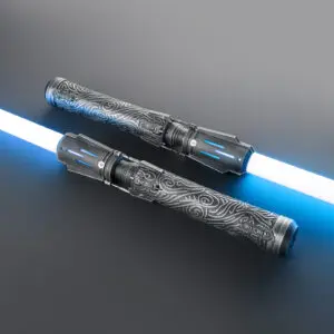 Satele Shan Weathered Double-Bladed Duelling Lightsaber - RGB-X, view 4