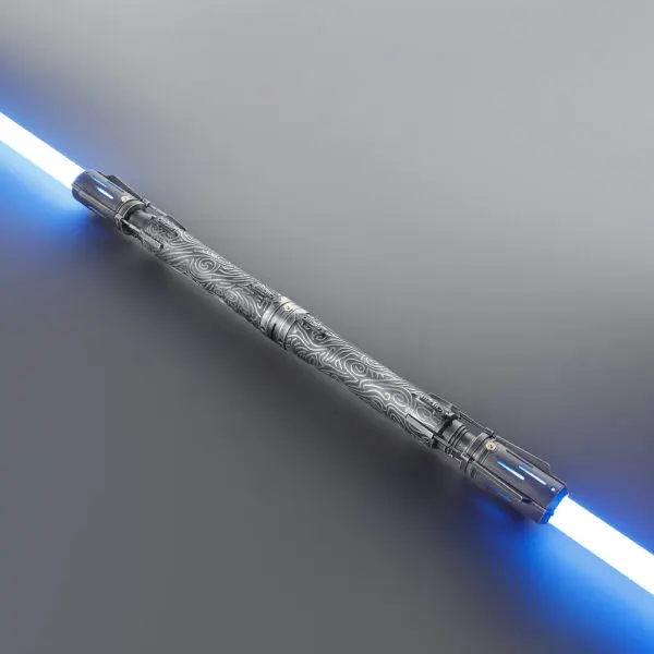 Satele Shan Weathered Double-Bladed Duelling Lightsaber - RGB-X