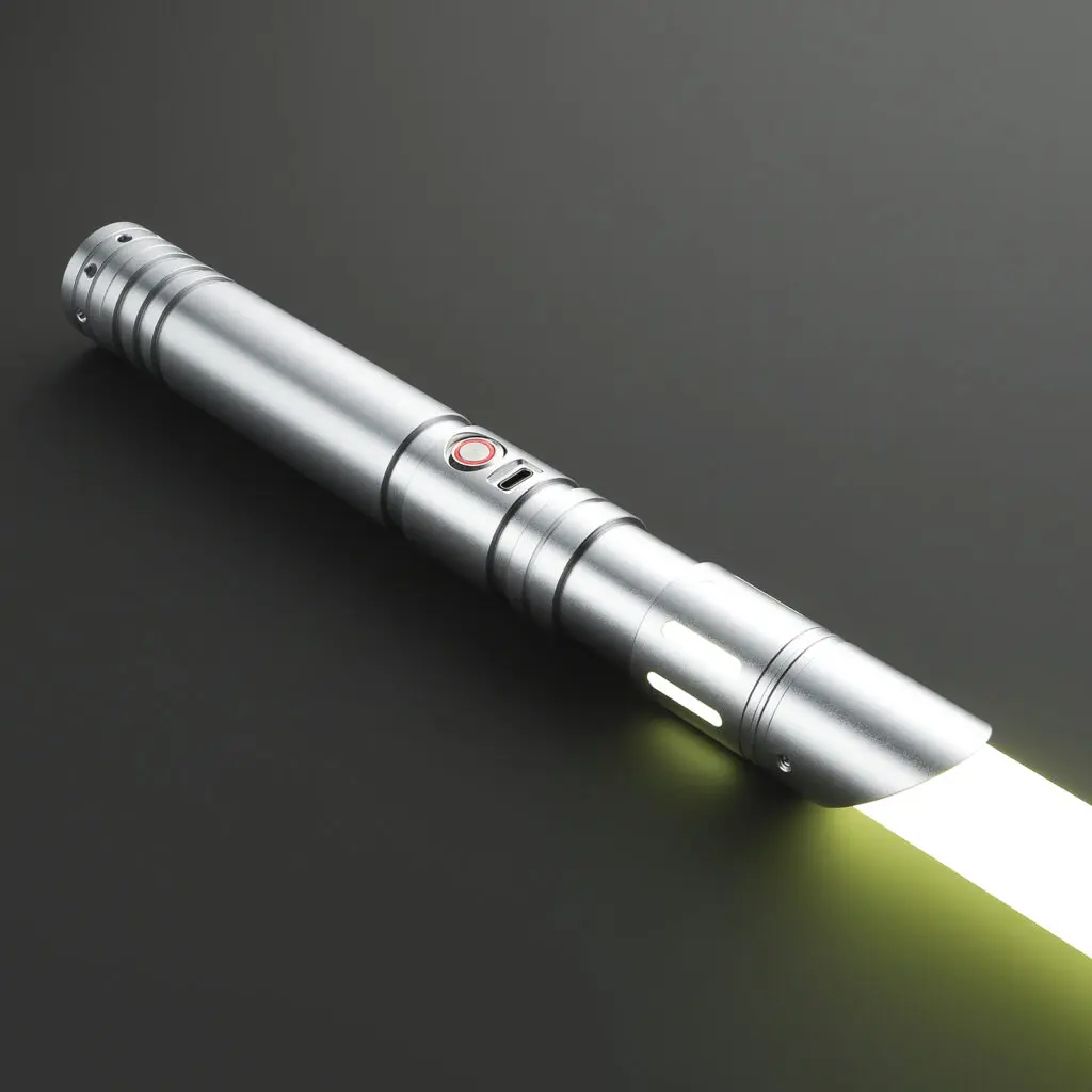 Silver Blaze Duelling Lightsaber - RGB-X, view 1