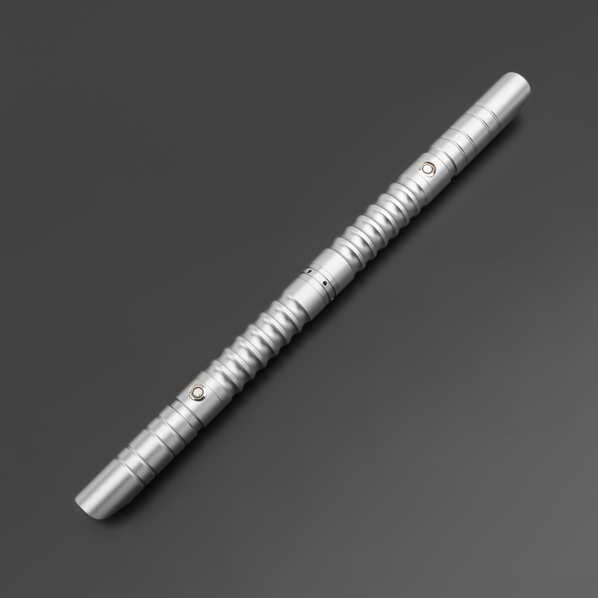 Silver Simplex V3 Double-Bladed Duelling Lightsaber - S-RGB