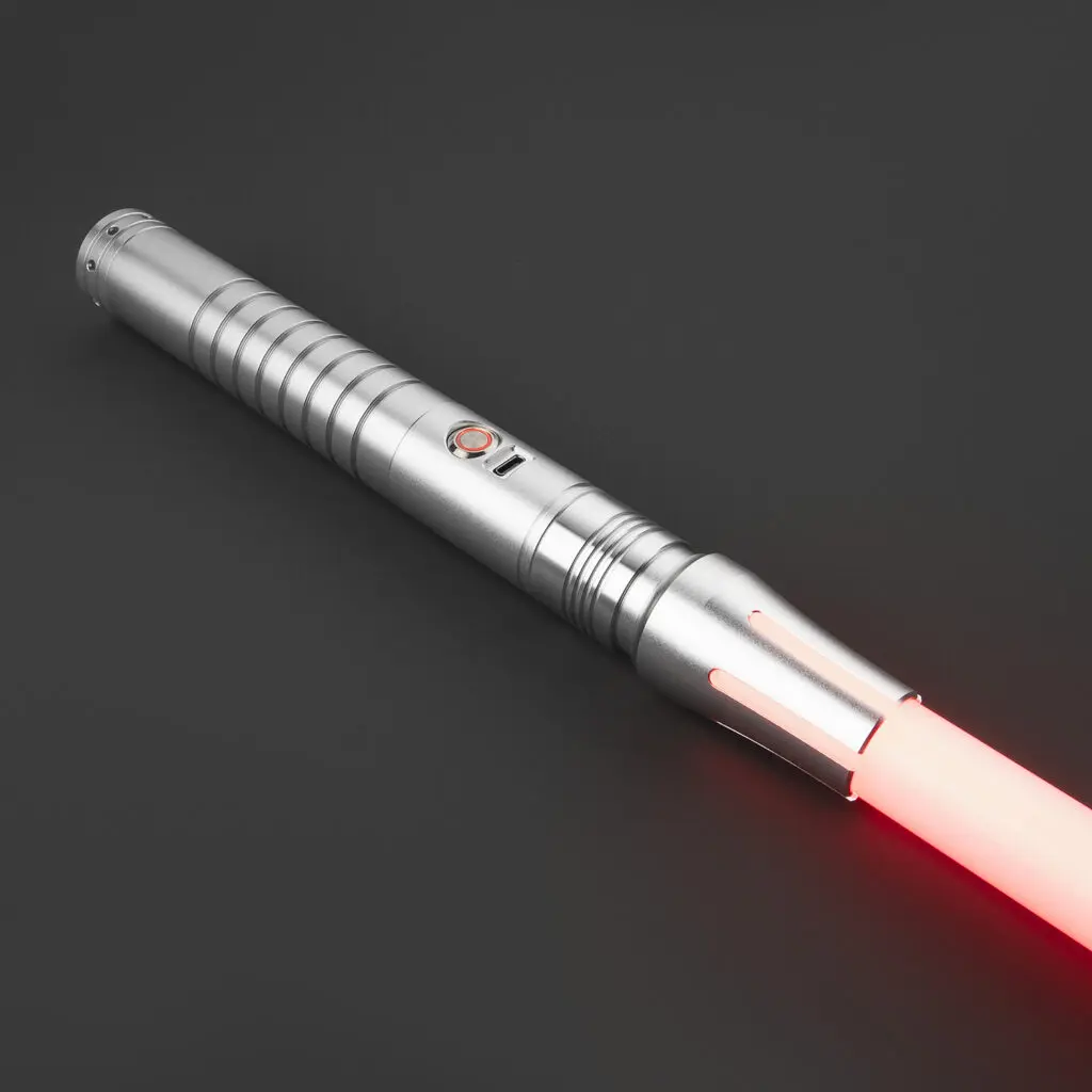 Silver Moldex Duelling Lightsaber - RGB-X, view 1