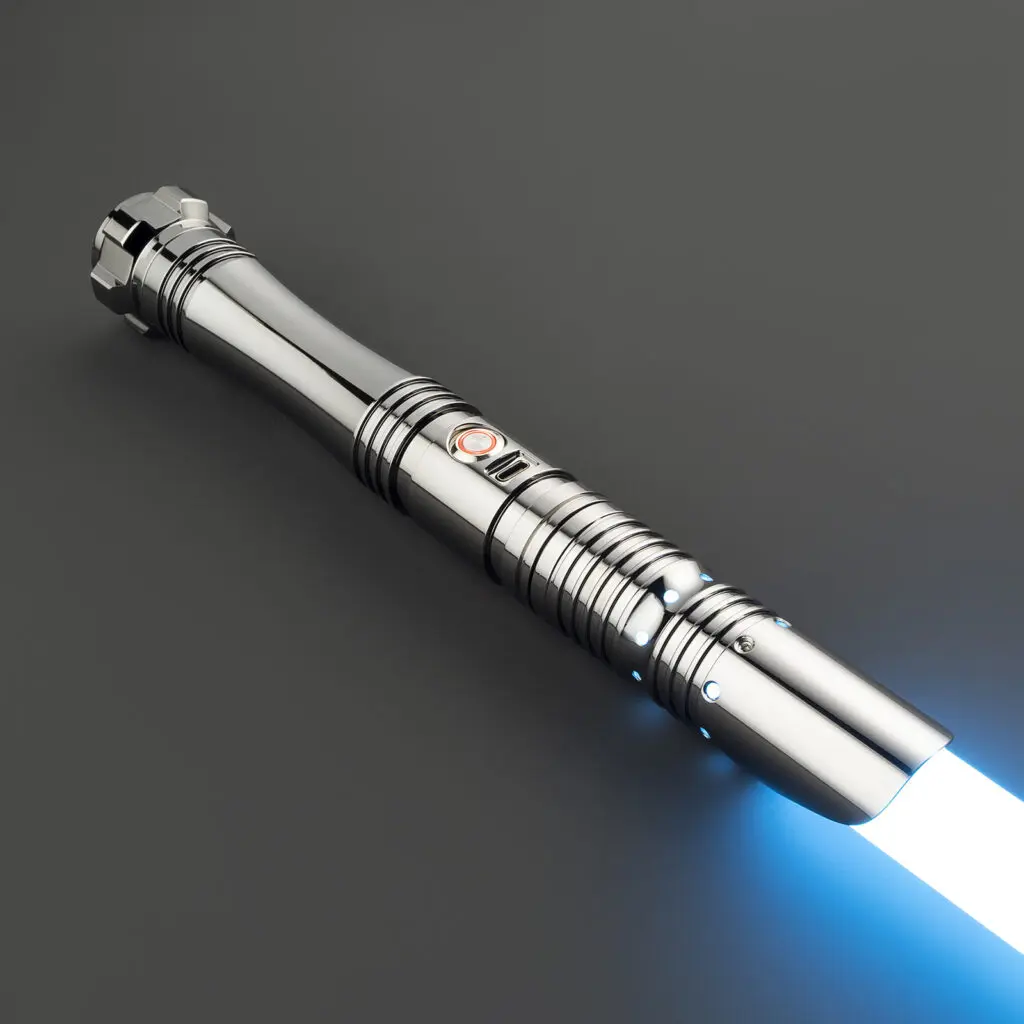 Silver Upsilon Duelling Lightsaber - RGB-X, view 1